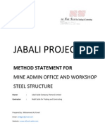 Method Statement Steel Structure 1 4 Meg