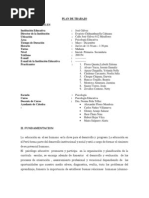 Plan de Trabajo Presentar Al Colegio