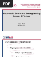 Household Economic Strengthening: Concepts and Principles - 2009 PEPFAR OVC Leadership Forum