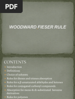 Woodward Fieser Rule