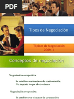 Tipos de Negociacion