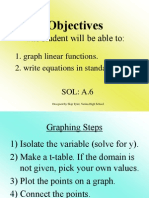 Graphing Linear Functions