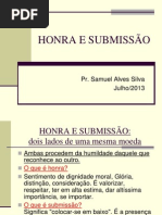 Estudo HONRA E SUBMISSÃO