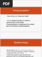 Intussusception