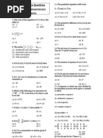 ECAT MATHS MCQs