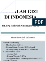 Masalah Gizi Di Indonesia