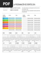 Planificador de La Programación de Eventos 2016