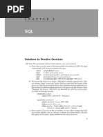 SQL Solutions To Practice Exercises