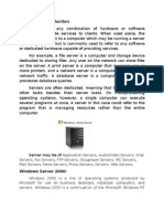 Server and Its Os Types