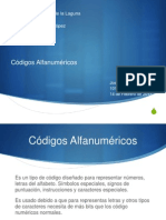 Códigos Alfanuméricos