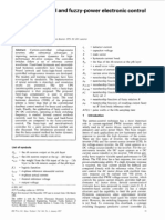 Analysis of Neural and Fuzzy-Power Electronic Control