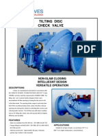 Check Valves With Tilting Disc