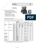 General Purpose Relay: Ordering Information