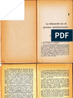 La Educacion en El Proceso Revolucionario PDF