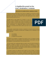 Historia de La Legislación Penal en Los Pueb Los Hebreos