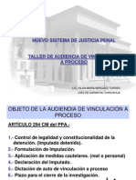 Audiencia de Vinculacion A Proceso