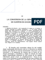 Conversión de Separación de Cuerpos en Divorcio