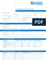 Residency Program Selection Application Form: Recent Passport Size Photo