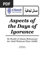 55 Aspects of The Days of Igorance