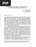 El Maltrato en Niños y Adolescentes