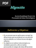 Procesado de Datos Sismicos Migracion