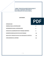 Metodologias y Tecnicas Del Trabajo Cientifico