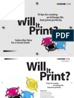 Print? Will: 10 Tips For Creating An Indesign File That Prints Perfectly