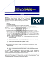 Ecuador Reglamento Ley Entidades Financieras de 1994