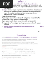 1 Unidad I Logica - Cálculo Proposicional y Cálculo de Predicados