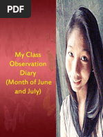 My Class Observation Diary