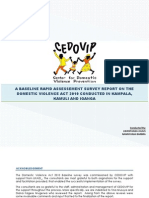 Baseline Survey Report On The Domestic Violence Act 2010 Conducted in Kampala, Kamuli and Iganga.