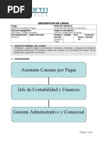 Descripción Del Cargo Asistente Cuentas Por Pagar Validada