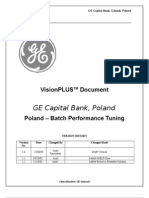 Ge Capital Bank, Poland: Visionplus Document