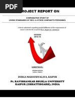 A Project Report On: Pt. Ravishankar Shukla University Raipur (Chhattisgarh), India