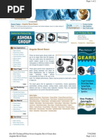 Angular Bevel Gears