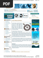 Crown Wheel and Pinion Gear