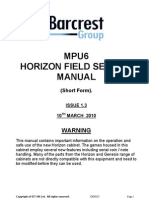 Mpu6 - Generic Horizon-manual-short-Form Issue 1.3 - No Safety