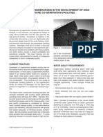 Condensate Considerations in High Pressure Cogen Plants