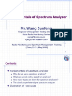 Fundamentals of Spectrum Analyzer