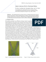 The Planar V-Dipole Antenna Fed by Marchand Balun