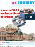 Exclusive Inquiry: The Great Education Devide