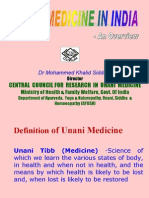 Unani Medicine Overview DR Khalid Siddiqui