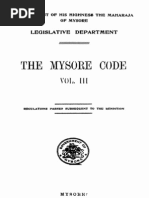 Mysore Civil Code