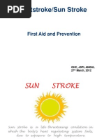 Heatstroke/Sun Stroke: First Aid and Prevention