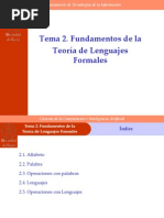 Fundamentos de La Teoria de Lenguajes Formales