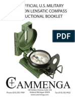 Cammenga Instruction US Military Sheets