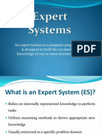 An Expert System Is A Computer Program That Is Designed To Hold The Accumulated Knowledge of One or More Domain Experts