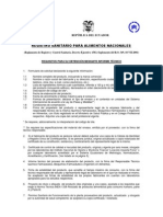 Registro Sanitario para Alimentos Nacionales