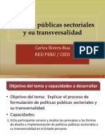 Politicas Publicas Sectoriales y Su Transversalidad