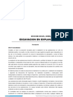 205.b.c.d Excavacion para Explanaciones Especificaciones Tecnicas